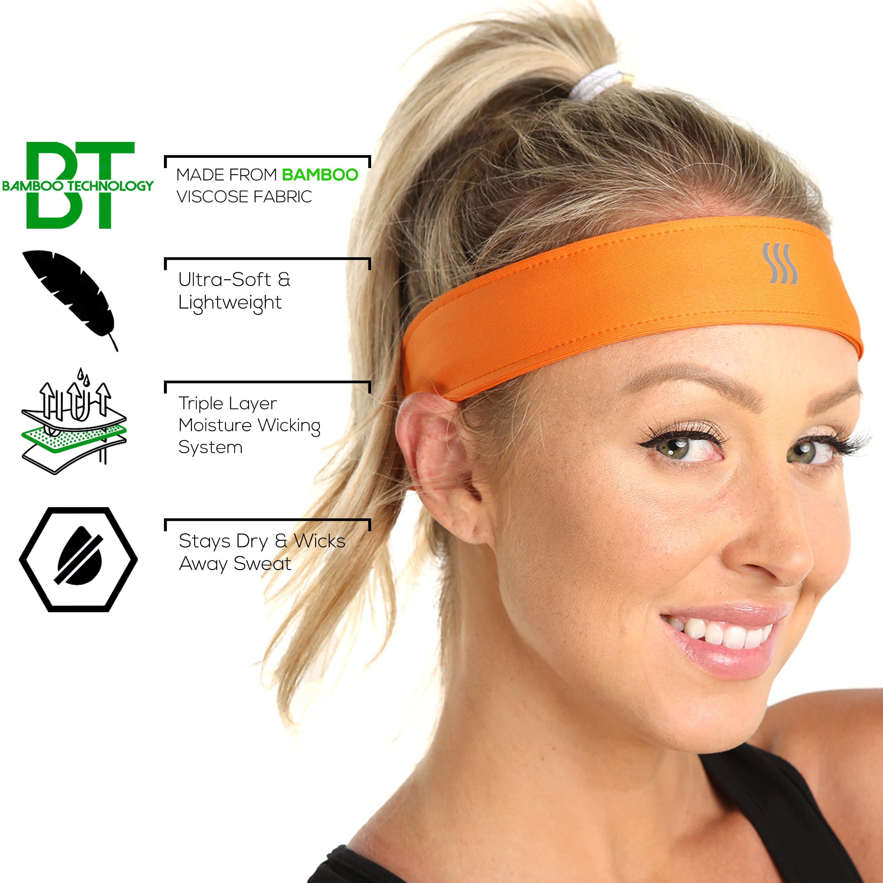Fully Adjustable Sweatband Headband