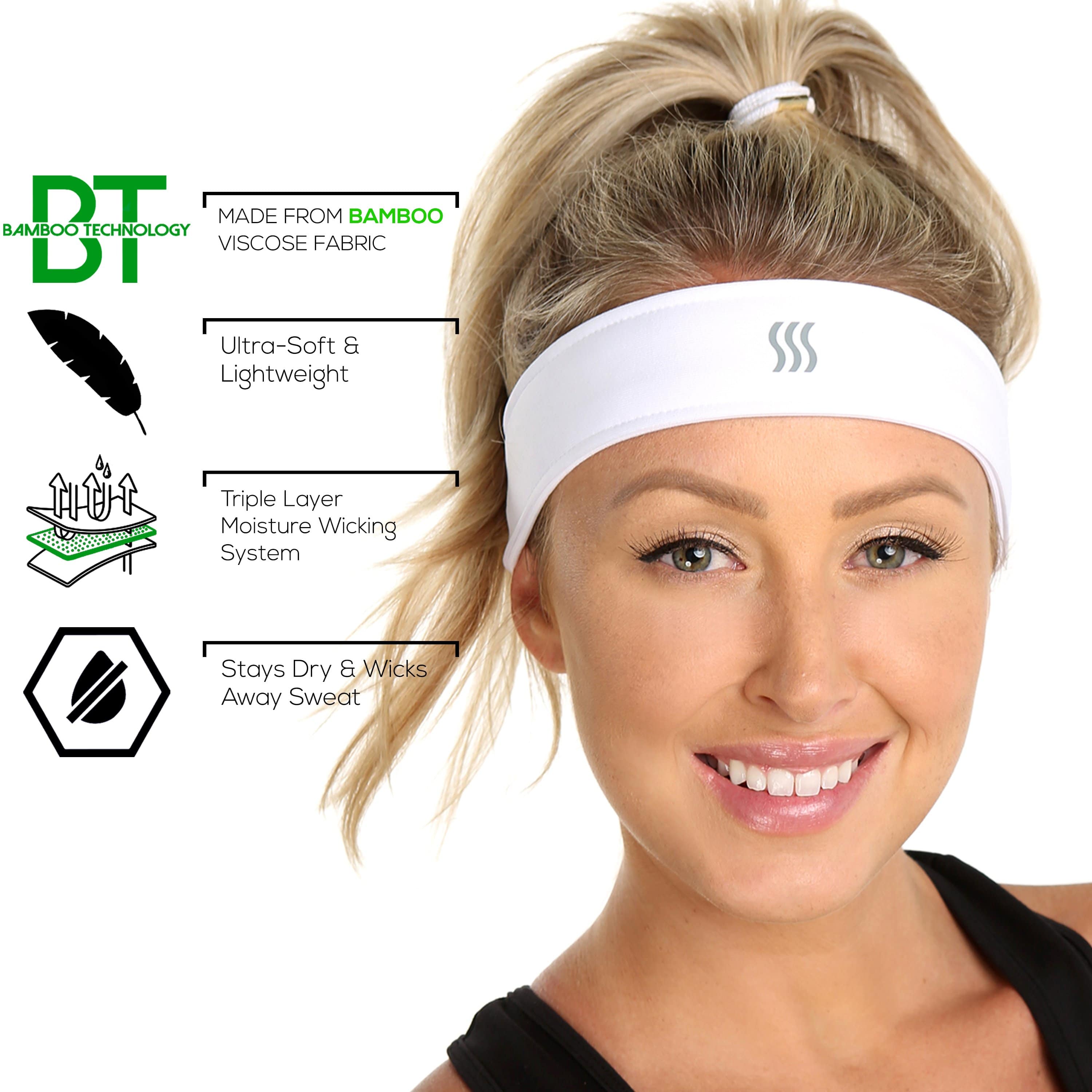 Fully Adjustable Sweatband Headband