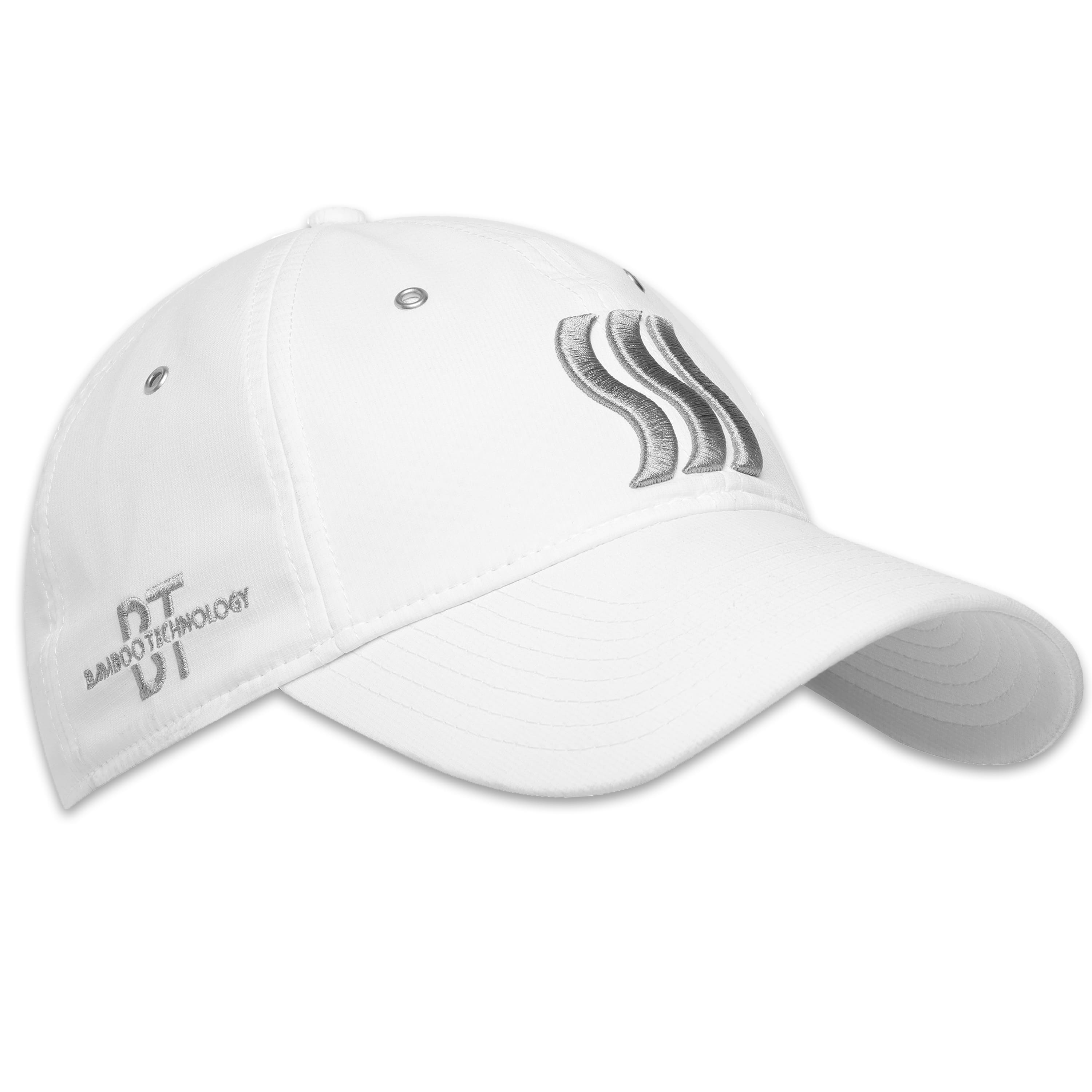 White Golf Hat Product Photo.