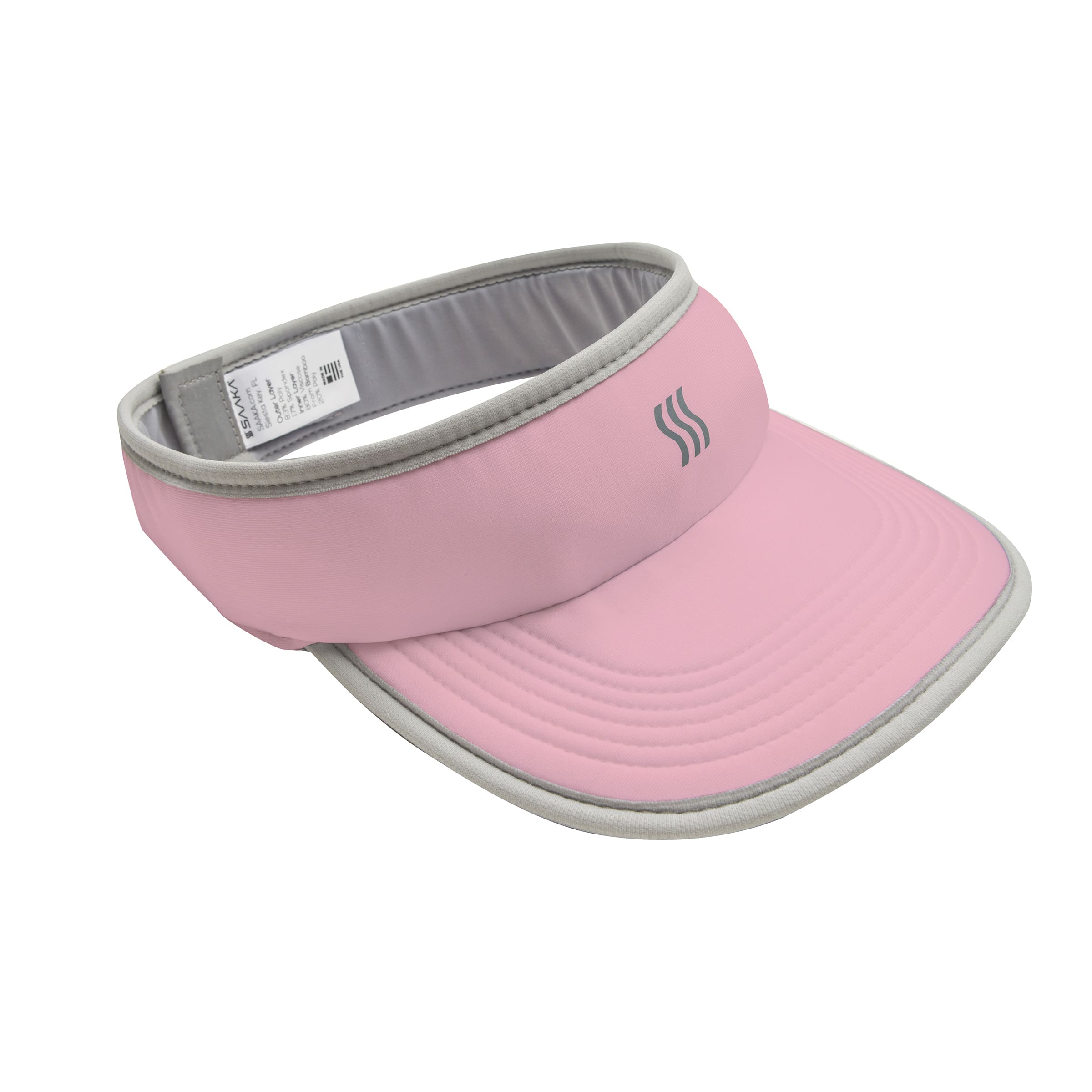 Pink visor hat for women