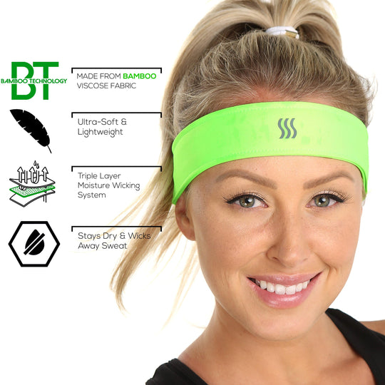 Fully Adjustable Sweatband Headband