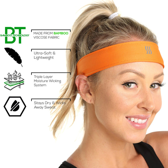 Fully Adjustable Sweatband Headband