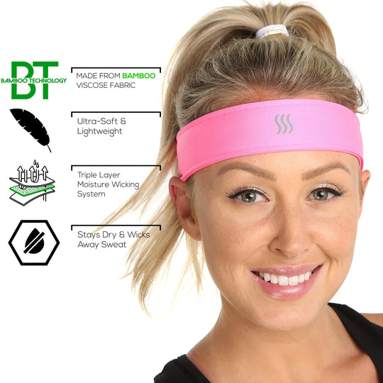 Fully Adjustable Sweatband Headband