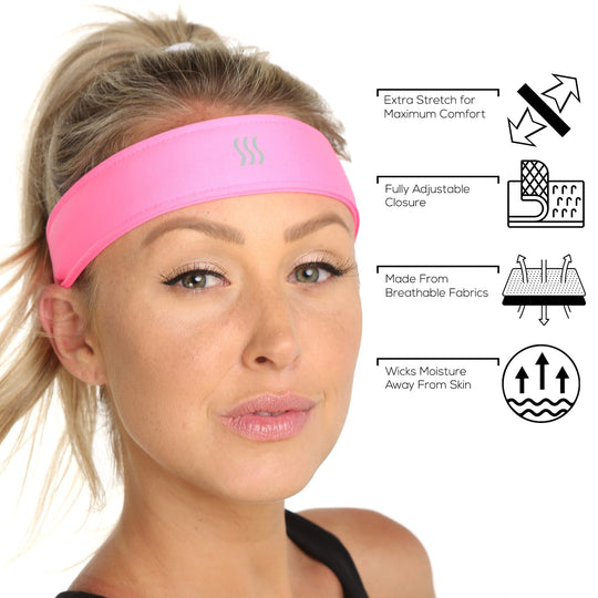 Fully Adjustable Sweatband Headband