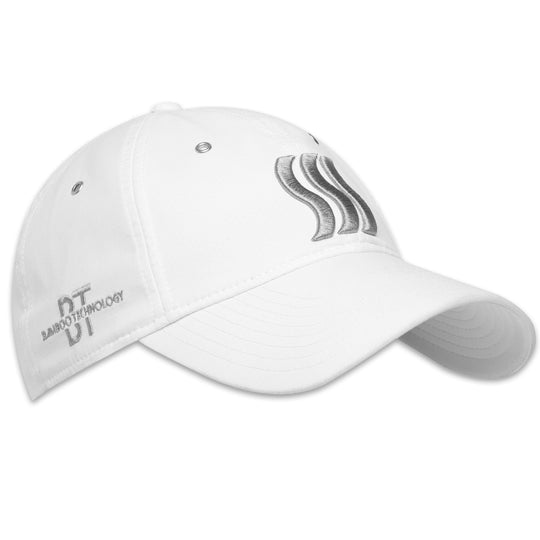 White Golf Hat Product Photo.
